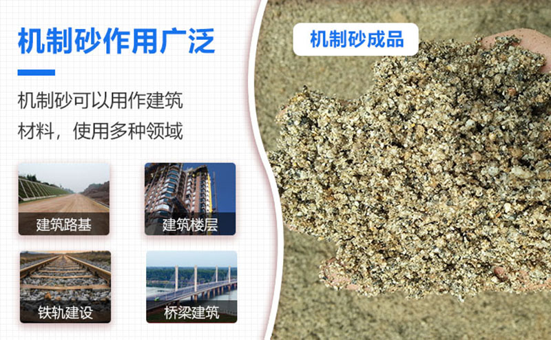 機制砂品級越來越高，用途也越來越廣泛